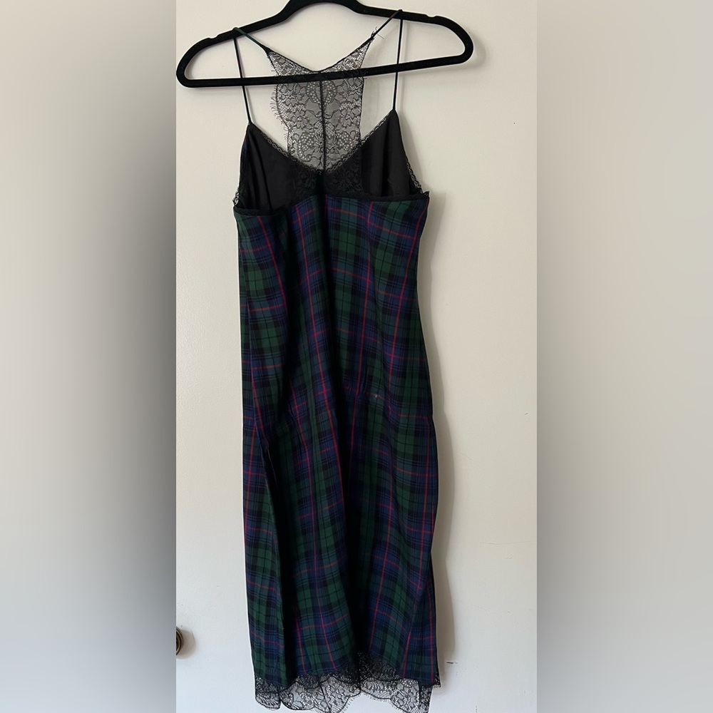 Cotton plaid dress